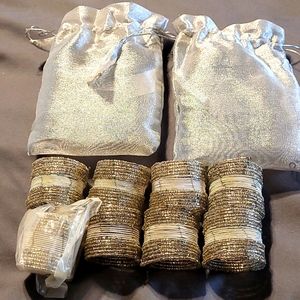 8 Silver Napkin rings